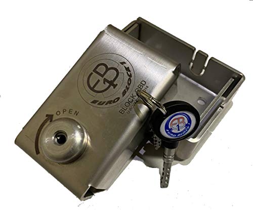 Block OBD - Euro Block 1 Protezione Presa Diagnosi - Cassetta In Acciaio Inox 304 Con Chiave Cifrata (Induplicabile) - Dispositivo Di Sicurezza Per Auto