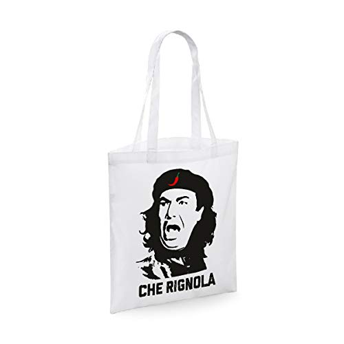 bubbleshirt Shopping Bag in Cotone Che Rignola - Humor - Parodia - Trash - Idea Regalo