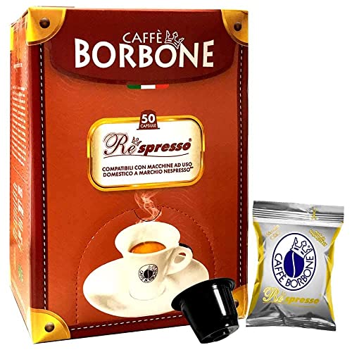 Caffè Borbone 50 capsule Borbone Respresso miscela oro compatibili Nespresso