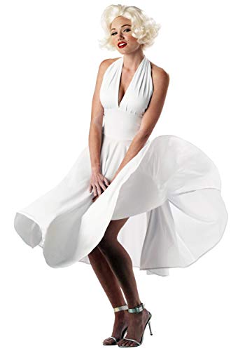 California Costumes 00767-Bianco-Medio Sexy Marilyn Celebrity - Costume da adulto, taglia M, colore: Bianco