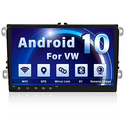 CAMECHO 9 Pollici Android Autoradio 2 Din con GPS Navigatore per Go...