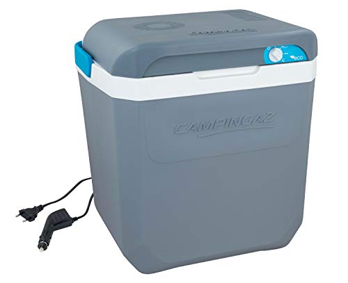 Campingaz Powerbox Plus Ecomax, Ghiacciaia Termoelettrica Unisex Adulto, Grigio (Grey), 28l