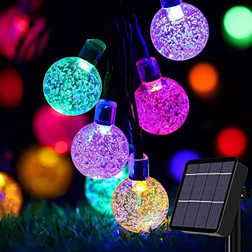 Catena Luminosa Esterno Solare,Useber 50 LED Impermeabile Luci Stringa Solare per Casa, Giardino, Feste, Natale,Balcone(Colorato)