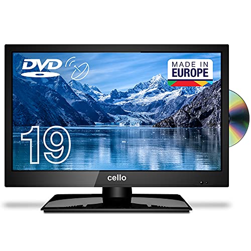 Cello C1920FSDE TV LED HD Ready da 19 Pollici con Lettore DVD Integrato e Triplo Sintonizzatore DVBT2 S2