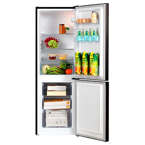 CHiQ FBM157L42 frigorifero combinato, 157L, frigorifero freezer, basso gelo, altezza 144 cm, larghezza 47 cm, ultraleggero 39 db, 12 anni di garanzia sul compressore