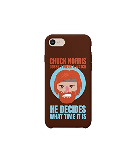 Chuck Norris No Watch Time Funny Joke_KK016201  Phone Case Custodia Protettiva Sottile Guscio Resistente In Plastica Dura Rigida - Huawei P9