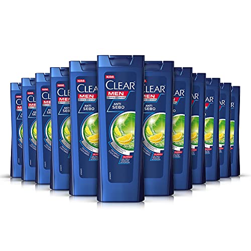 Clear Shampoo Anti Sebo, confezione risparmio 12 x 225 ml