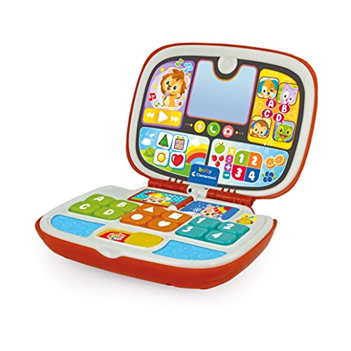 Clementoni Amici Animali, interattive-laptop giocattolo 9 mesi, cen...