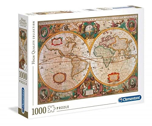Clementoni-Mappa Antica Does not apply Puzzle, 1000 Pezzi, Multicolore, 31229