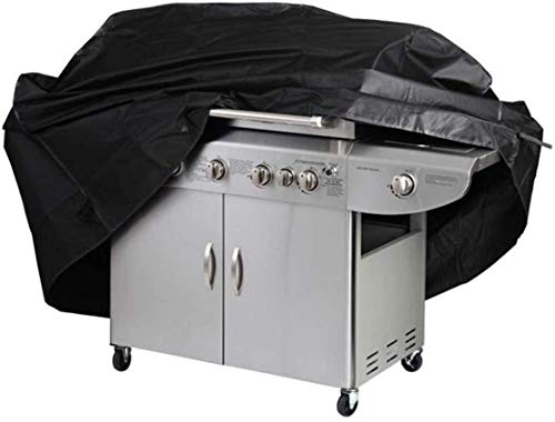 Copertura per Barbecue Impermeabile Nero Resistente alla Pioggia, Antipolvere, Protezione per griglia da Giardino (100 x 60 x 150 cm)