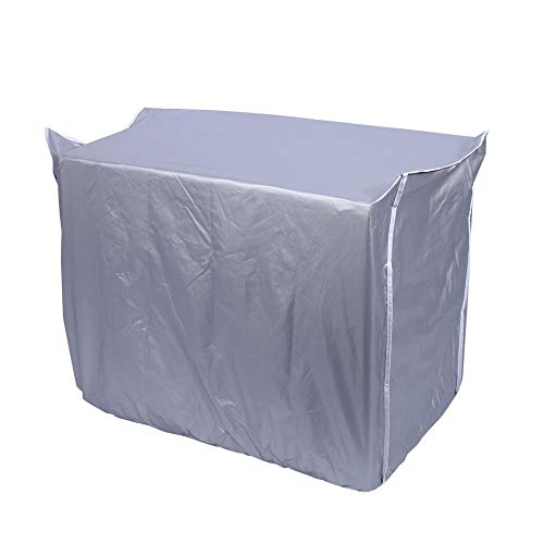Copertura per Condizionatore Protezione Antipolvere Impermeabile Schermo in Tessuto d argento (86 × 32 × 56cm)（Colore della fodera consegna casuale）