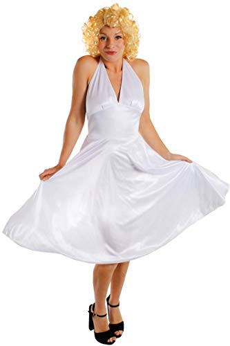 Costume da Starlet, colore: bianco, stile anni  50, stile retrò anni  50, costume anni  50