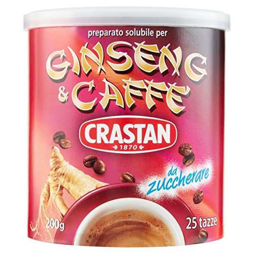 Crastan Ginseng e Caffe Preparato Solubile per Bevanda, 200g...