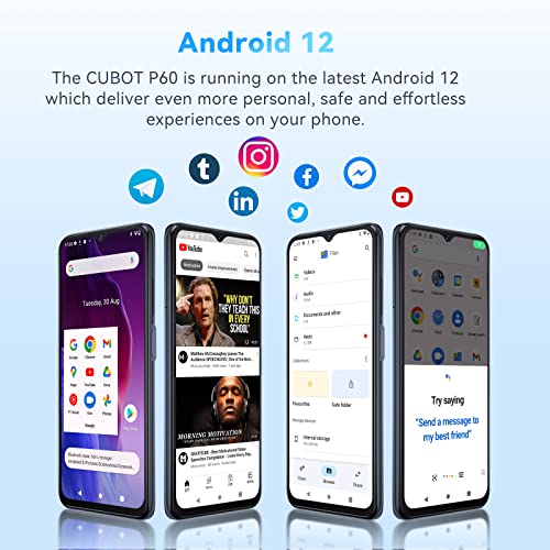 CUBOT P60 Android 12 Smartphone, 6.517   HD+ Cellulare in Offerta, ...