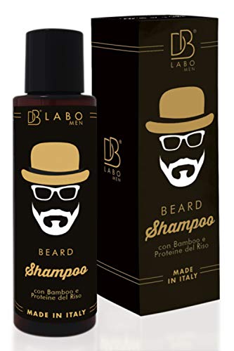 DBLabo Shampoo per la Cura della Barba - Made In Italy - Antiforfor...