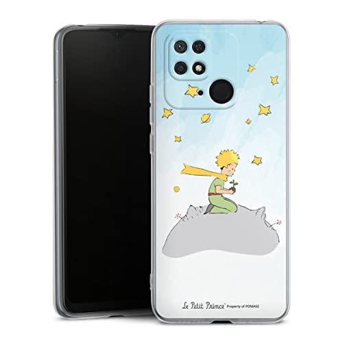 DeinDesign Custodia di Silicone Compatibile con Xiaomi Redmi 10C Custodia Trasparente Cover per Smartphone Trasparente Il Piccolo Principe Prodotto Ufficiale su Licenza Pianeta