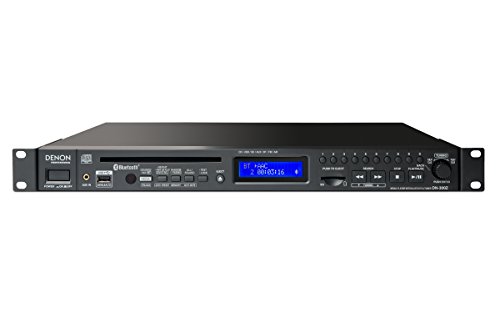 Denon Professional DN-300Z - Lettore CD Player a Rack con Funzioni Bluetooth, USB, SD, Aux e Radio AM FM