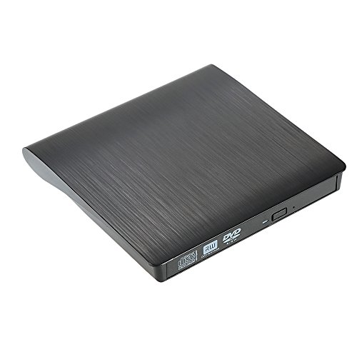 docooler Custodia per unità Disco Ottico Esterna USB 3.0 SATA 9.5mm Ultra Sottile per Notebook