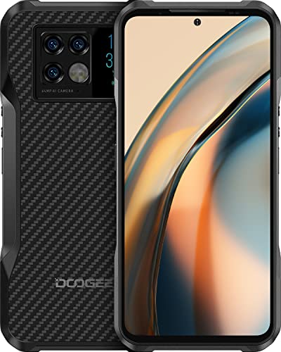 DOOGEE V20 Dual 5G Rugged Smartphone [2022], Display AMOLED 6,43”, 64MP+20MP Visione Notturna, Batteria 6000mAh, 8+256GB Octa-Core Cellulare, IP68 IP69K Telefono Indistruttibile, Android 11, NFC OTG