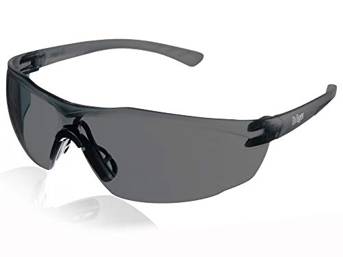 Dräger occhiali da lavoro X-pect 8321 | Occhiali di sicurezza comodi e leggeri con un ampio campo visivo | per cantieri, laboratori e ciclismo| Antiappannamento, antigraffio, colorati | 1 pz.