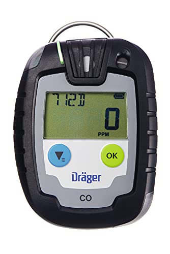 Dräger Pac 6000 CO | Dispositivo professionale portatile per la rilevazione di monossido di carbonio| Rilevatore monogas con allarme, sensore e batteria di lunga durata
