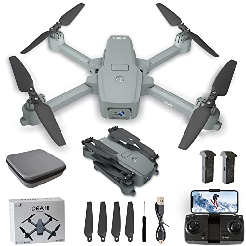 Drone con Fotocamera 4K, IDEA16 RC FPV Drones con 2 Telecamere Posi...