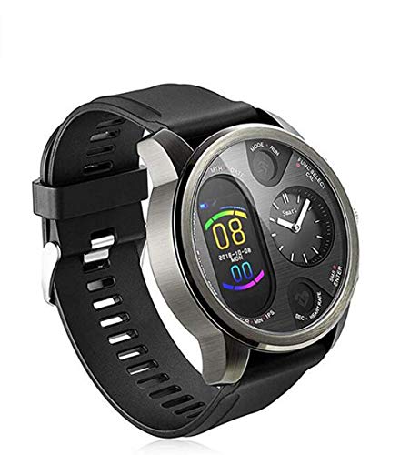 Dual Time Smartwatch da uomo – Hybrid Smartwatch con frequenza cardiaca misuratore della pressione sanguigna, Activity Fitness Tracker iOS Android Bluetooth impermeabile Smartwatch da uomo