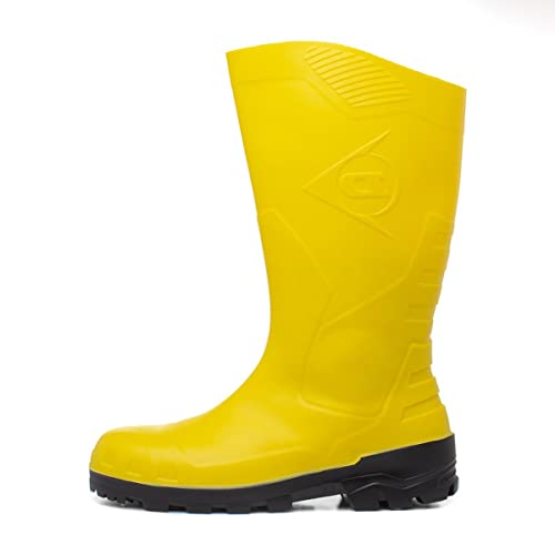 Dunlop Protective Footwear (DUO1K) Devon Full Safety, Stivali antinfortunistici Uomo, Giallo Yellow, 43 EU confezione da 2