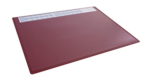 Durable Sottomano con calendario annuale, 65 x 50 cm, antiscivolo, in polipropilene, prodotto in Germania, rosso, 722303