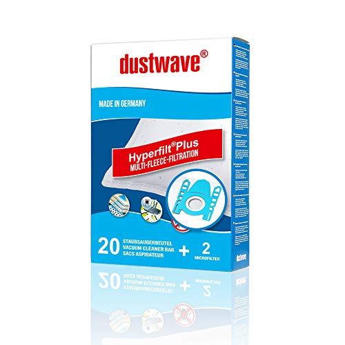 Dustwave - 20 sacchetti per aspirapolvere come alternativa per Bosch BBZ41FGALL – Type G ALL (n. 17000940)   Sacchetti per filtro di marca – Made in Germany