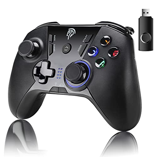 EasySMX Controller Wireless PC, Controller per Switch, 2.4G LED Reg...