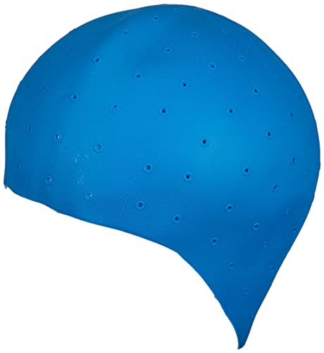 Efalock - Cuffia per capelli in gomma blu