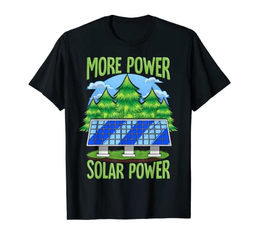 Energia rinnovabile alternativa divertente pannello solare fotovoltaico Maglietta