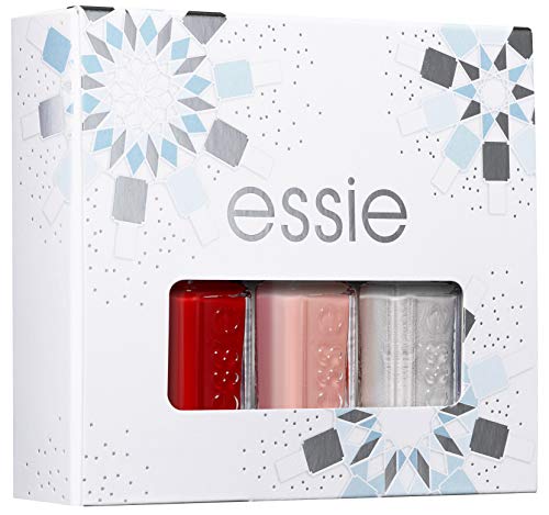 Essie Kit Minismalti Edizione Limitata, 3 Smalti Mini-Size dal Risultato Professionale, Confezione da 3