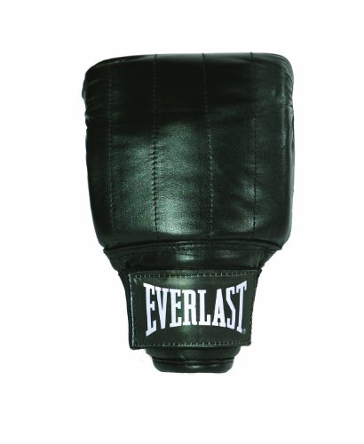 Everlast Leather PRO Guanti da Sacco Boxe, S, Nero