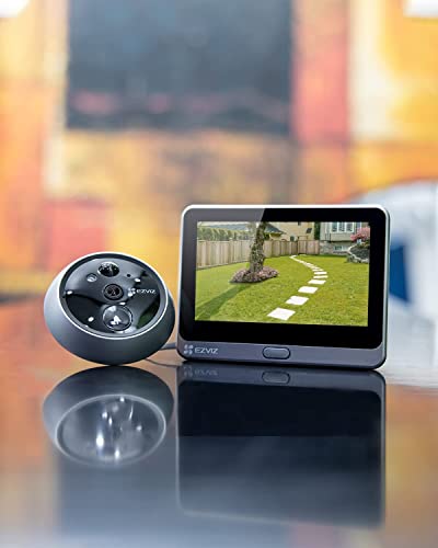 EZVIZ Spioncino Digitale Senza Fili con Monitor 4.3 , Video 1080p, ...