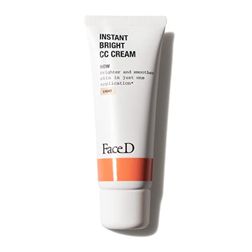 Face D - CC Cream, Crema Corretrice del Colore con Acido Ialuronico e SPF 20, Light, 40 ml