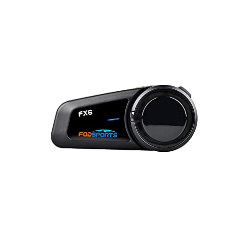 Fodsports FX6 Interfono Bluetooth Casco per Moto,Bluetooth 5.0 Auri...