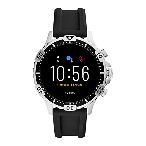 Fossil Smartwatch Touchscreen Connected Uomo con Cinturino in Acciaio Inossidabile FTW4041
