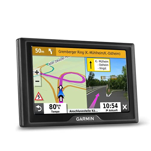 Garmin 010-02036-10 Drive 52 EU LMT-S Navigatore 5 , Mappa Europa Completa, Aggiornamento a Vita e Servizi Live via Bluetooth, Infotraffico Live via Smartphone