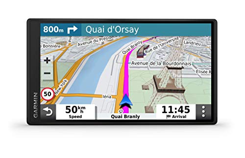 Garmin Drive 55, Navigatore Satellitare per Auto, Touchscreen 5,5 , Traffico in tempo reale, Mappa Europa completa, Aggiornamenti inclusi, TripAdvisor integrato, Wi-Fi