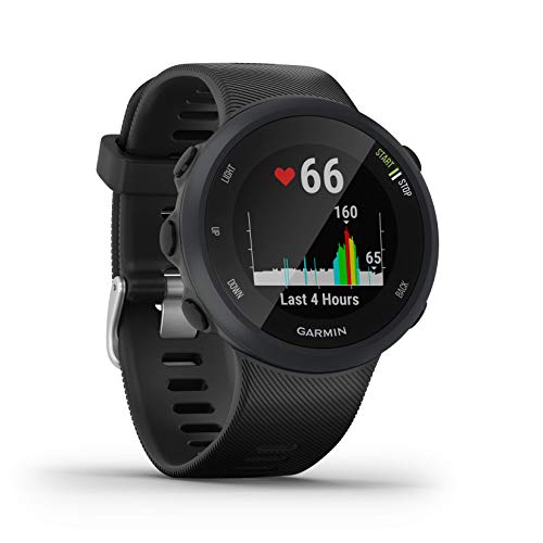 Garmin Forerunner 45, Orologio Smart GPS per la Corsa e Altri Sport Unisex, iPhone Android, Nero, 42 mm (Ricondizionato)