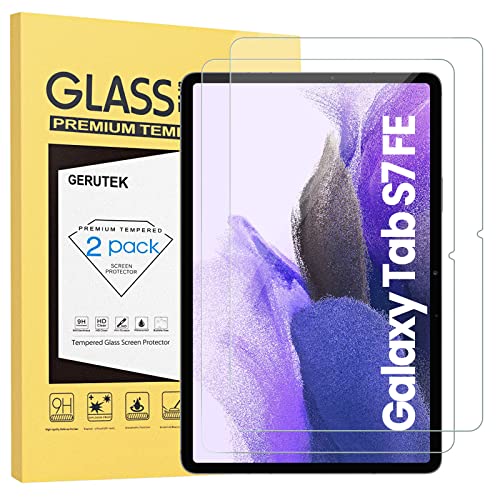 Gerutek [2 Pezzi Pellicola Protettiva per Samsung Tab S7 FE Galaxy ...