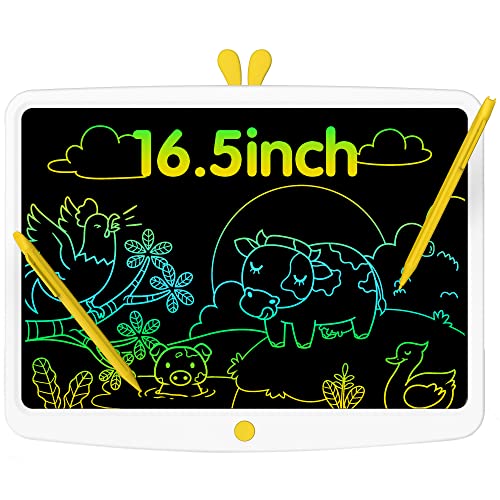 GIGART Tavoletta Grafica LCD 16.5 Pollici Tavoletta Scrittura da Disegno Cancellabile Regalo Bambini, Tavoletta Grafica per Giochi Bambini per Pittura e Liste di Memoria