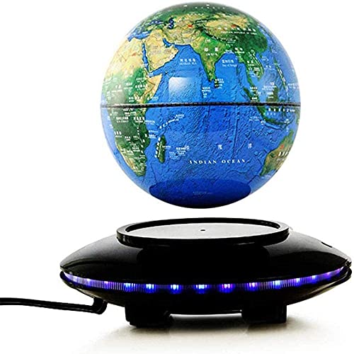 globi della Terra Decorazione del Globo del Mondo 8 Globo a levitazione Magnetica con Luce a LED, Globi a levitazione Blu l istruzione Dimostrazione didattica Spostato Aprire Un Regalo Compleanno GL