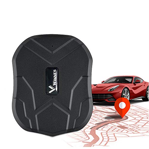 GPS Tracker per Auto,10000mAh Localizzatore GPS Senza Abbonamento,150 Giorni Standby Impermeabile con Anti-theft Geo-Fence Move Alarm Localizzatore GPS per Auto Camion Nave con App Gratuita TK905B