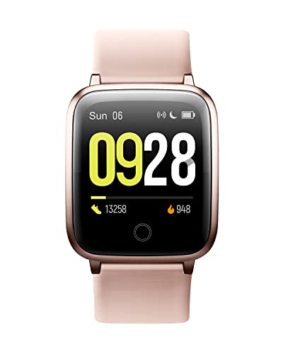 GRV Smartwatch Uomo Donna Orologio Fitness Full Touch 1,3 Pollici Contapassi Cardiofrequenzimetro da Polso Orologio Sportive Impermeabile IP68 per Android iOS Notifiche Messaggi 11 Modalità Sport