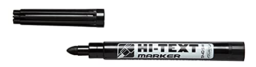 HI-TEXT 540SW MARKER pennarello ad acqua punta grossa - Scatola 20 pezzi monocolore NERO