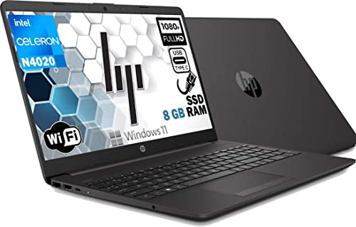 HP 250 G8 Notebook Pc Portatile  Display Led 15.6  FHD  Cpu Intel N4020 2.80GHz  Ram 8Gb DDR4  Ssd M2 128GB  Hdmi  Usb-C  Wifi Bluetooth  Libre Office 2021 Windows 11 Pro