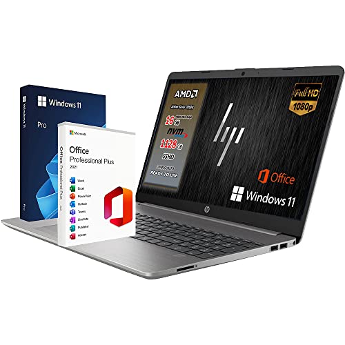 HP 255 G8, Pc portatile notebook, Amd A6 3050U, Ram 16 GB ddr4, SSH...
